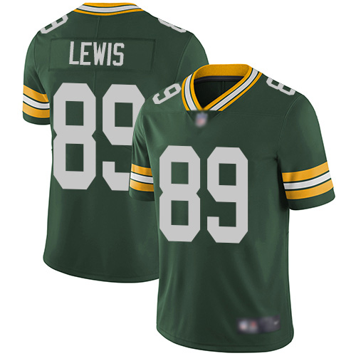 Green Bay Packers Limited Green Men 89 Lewis Marcedes Home Jersey Nike NFL Vapor Untouchable